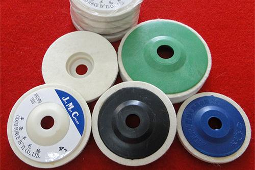 4 INCH WOOL FELT POLISHING WHEEL