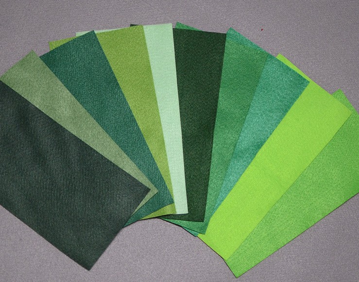 1MM SOFT COLORFUL POLYESTER FELT SHEET