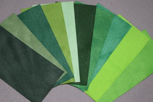 1MM SOFT COLORFUL POLYESTER FELT SHEET