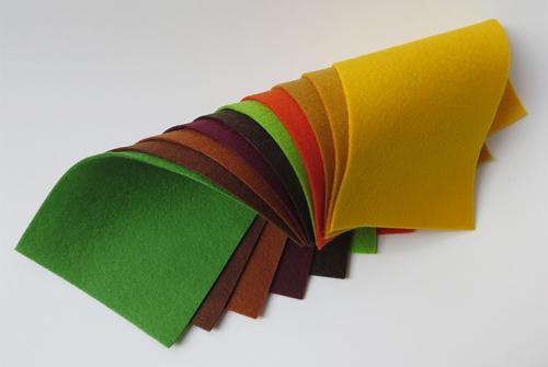 1MM DYED COLOR SOFT CRAFT FELT FOR TOYS